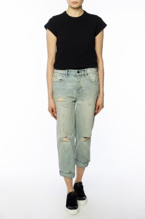 'slack' jeans with holes, zdjęcie 2 'slack' jeans with holes od T by Alexander Wang